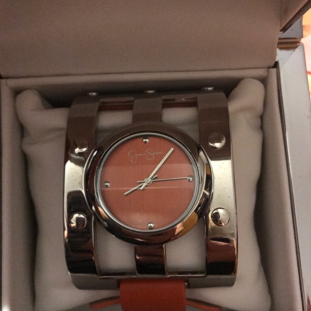Jessica Simpson cuff watch